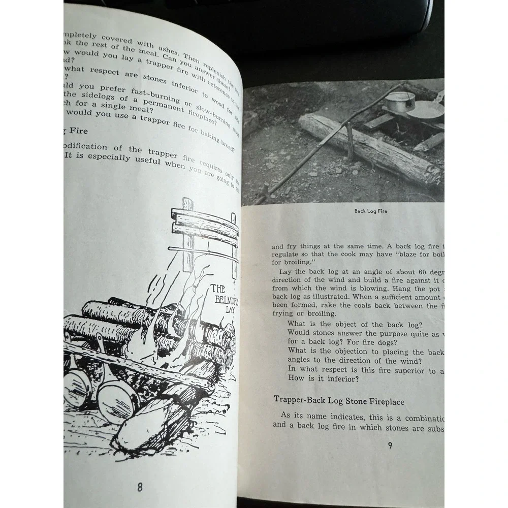 2  Vintage Boy Scouts Of America Merit Badge Series Books - Cooking & First Aid